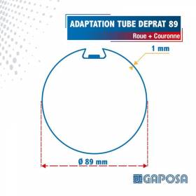 Roue + Couronne Gaposa...