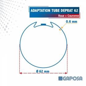 Roue + Couronne Gaposa...