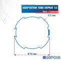Roue + Couronne Gaposa Deprat 53 pour Ø45