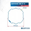 Roue + Couronne Gaposa ZF 54 pour Ø45