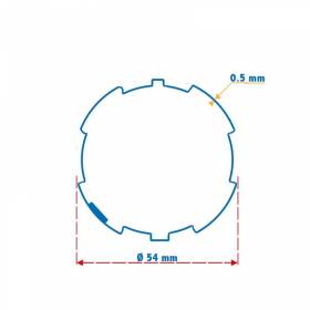 Roue + Couronne Gaposa ZF...