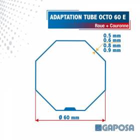 Roue + Couronne Gaposa Octo...