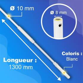 Tringle + Manivelle Blanche...