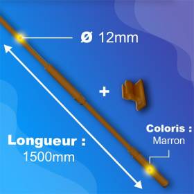 Tringle + Manivelle Marron...