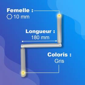 Manivelle acier pour...