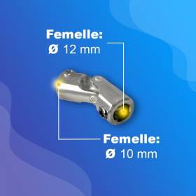 Genouillère acier laqué -...