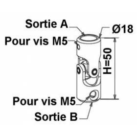 Genouillère acier laqué -...