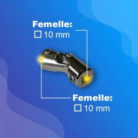 Genouillère acier - entrée...