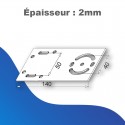 Plaque secteur pour couple conique DEPRAT