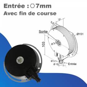 Treuils T1003 rapport 1/5 -...