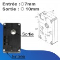Treuil Deprat à vis - avec fin de course - Entrée hexa 7mm - Sortie hexa 10mm - rapport 10/65