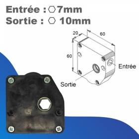 Treuil à vis sans fin...