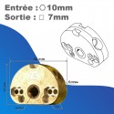 Mini treuil Deprat pour store | Entrée Ø10mm | Sortie carré 7mm