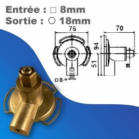 Treuil Selve en Zamac -...