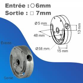Treuil SIMU 1415 Ø58mm -...