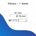 Ténon pour treuils 1415 Ø88mm - SIMU
