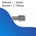 Moyeux carré octo de 15 / carrré de 10mm pour treuils ACE - Imbac-Gaviota