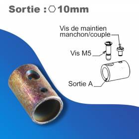 Manchon adaptateur sortie...