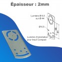 Plaque secteur Zurfluh-Feller - pour couples coniques & Conipact