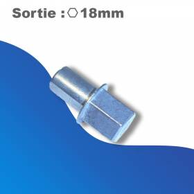 Pivot hexa 18mm pour treuil...