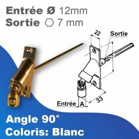 Double cardan à 90° -...