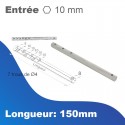 Tige de sortie 150mm - hexa de 10mm - pour double cardan Deprat