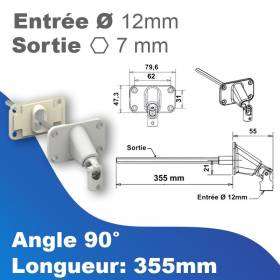 Double cardan embase large...