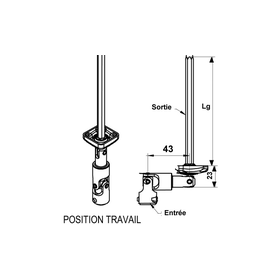 Mini bloc guide déporté...