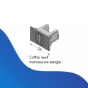 Passe caisson Rehau - pour coffre neuf à sangle