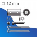 Manchon pour héxagone de 7mm - Carré de 8mm - pour Somfy CSI Ø50 & Ø60
