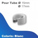 Clip pour tube Ø 10 mm - gris
