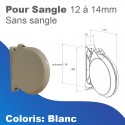 ZF Conviv - Enrouleur sans sangle - pour sangle de 12 à 14 mm - Blanc