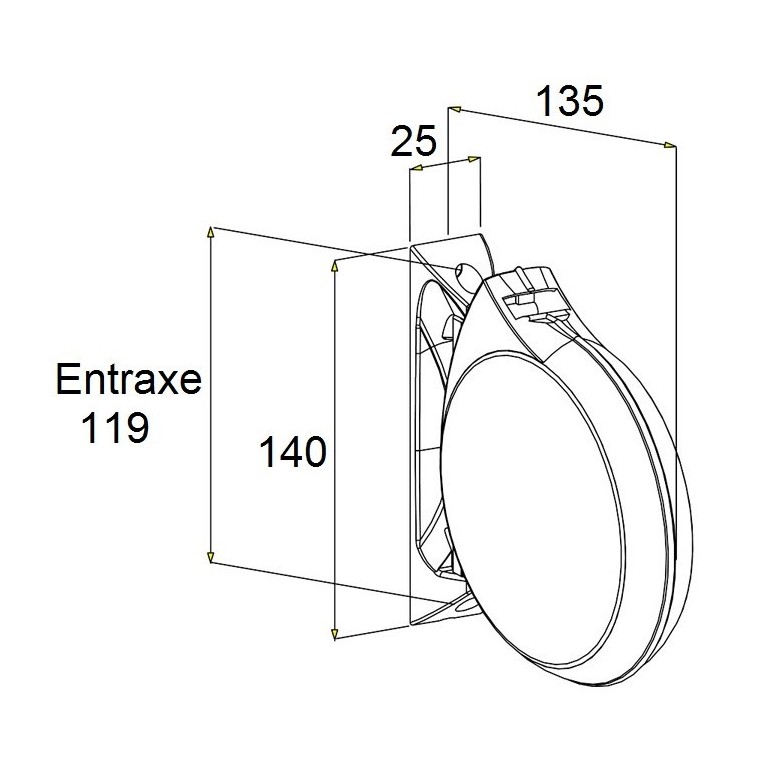 Pièce détachée volet roulants sangle : Enrouleur de sangle conviv