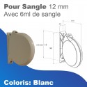 ZF Conviv - Enrouleur + 6ml de sangle 12mm - Blanc