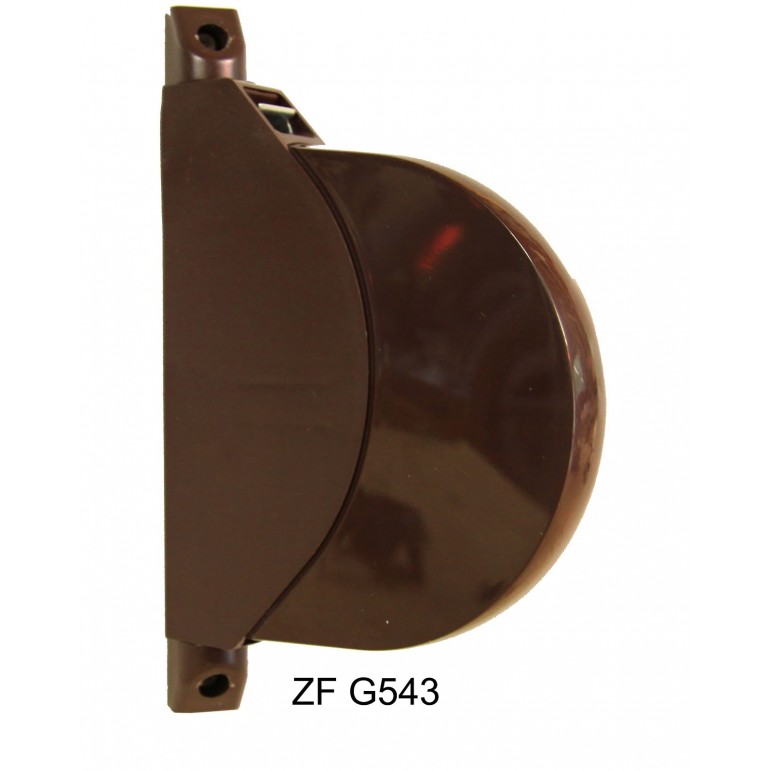 ZF Open arrondi - Enrouleur sans sangle - pour sangle de 12 à 14 mm - Gris