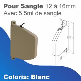 Enrouleur sangle orientable...