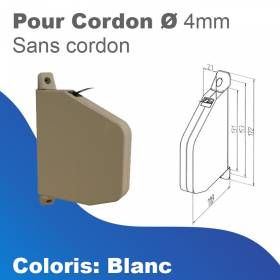 Enrouleur cordon orientable...