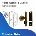 Enrouleur Deprat à encastrer - sans sangle - pour sangle 22mm - Gris