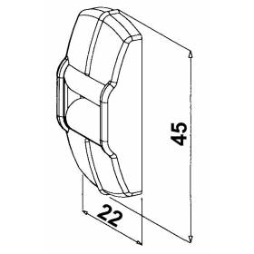 Guide sangle vertical -...