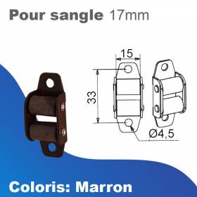 Guide sangle vertical à 2...