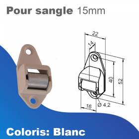 Guide sangle à visser -...