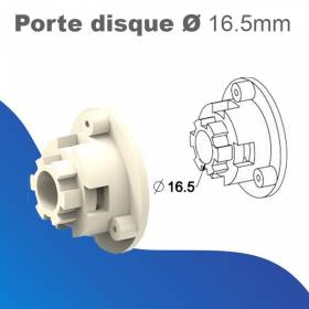 Porte disque nylon - Ø16.5...