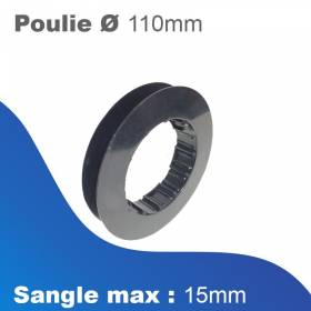 Poulie Deprat 110 mm -...
