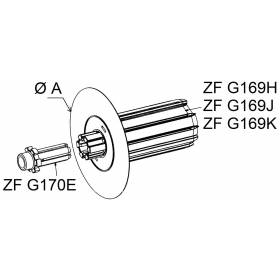 Embout flasque - Tube ZF54...