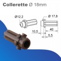 Moyeu collerette téton Ø 18 mm