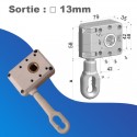 Treuil pour stores - Hauteur 58 mm - rapport 10/1