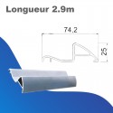 Seuil alu à visser - Longueur 290 cm