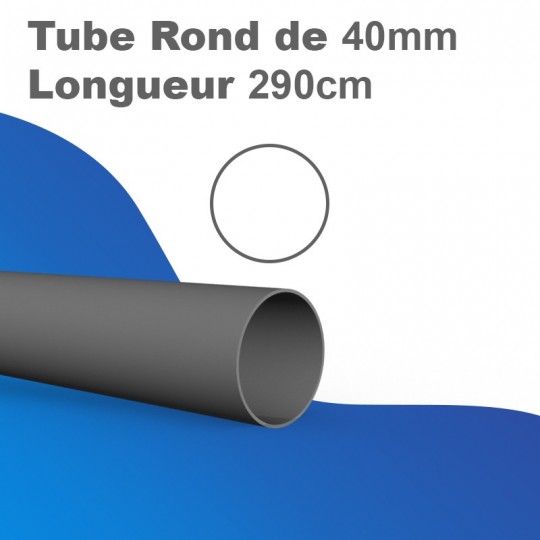 Tube galva - Longueur 290 cm