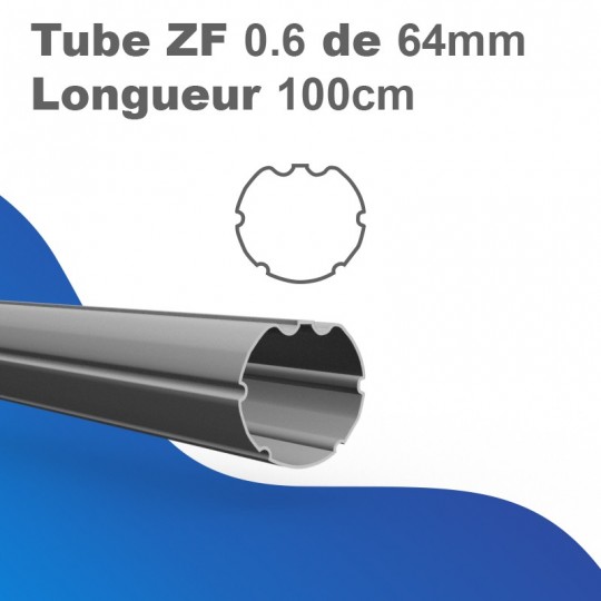 Tube ZF64 0.6 - Longueur 100 cm