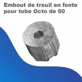 Embout de treuil en fonte...